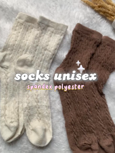 |MM| KK1782 KAUS KAKI WANITA PRIA POLOS PANJANG DI ATAS MATA KAKI PREMIUM BAHAN SPANDEKS