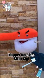 BONEKA MUPPET SIKAT GIGI | BONEKA KEDOKTERAN GIGI | MAINAN EDUKASI