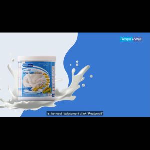 เรสพาเวล Respawell เครื่องดื่มสารอาหารครบถ้วน พลังงานสูง โอเมก้า3สูง คาร์โบไฮเดรตต่ํา 300ก. กลิ่นข้าวโพด