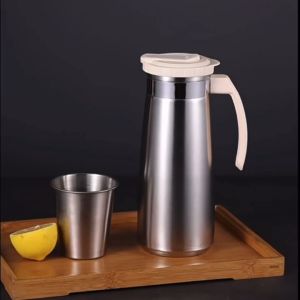 High quality 1500ML premium tumbler vacuum cup flask hot&cold double wall insulated drinking bottle w/ handle portable big capacity cold brew pitcher cold water tumbler cooler jug cold bottle vacuum thermos temu tumbler stainless steel tumbler