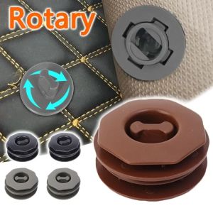16PCS Car Floor Mat Clips Holder Grip Carpet Fixing Clamp Buckle Double Layer fFoot Pad Rotary Fastener Anti Skid Retainer Resistant