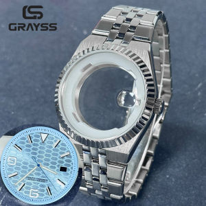 40mm fit 2025 Land Automatic Mechanical watch case for nh35 miyota8215 Sapphire crystal glass 15atm waterproof glass back