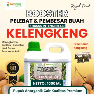 Pupuk Kelengkeng Terbaik / Pupuk Kelengkeng Topfarm / Pupuk Pelebat Buah Kelengkeng / Booster Pembesar Buah Kelengkeng / Pupuk Penyubur Pohon Kelengkeng / Obat Kelengkeng Agar Buah Lebat