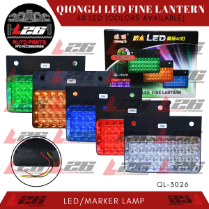 QIONGLI LED SIDELIGHT Side Lamp Clearance Lamp Marker Lamp Side Light 40 SMD LED Truck Van Jeepney