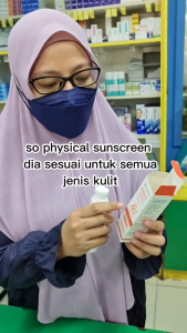 DM Essentials Physical SUNSCREEN SPF50+++ UVA UVB I Tabir suria SPF 50 - Melindungi & menghalang kulit dari sinaran matahari