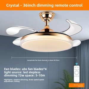 Chigo | Modern Simple Home Ceiling Fan Light