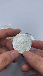Đồng Xu Iota MIOTA Bitcoin mạ vàng bạc 24k làm đồ lưu niệmtrang trísưu tầm quà tặng khách hàng hội nhóm IOTA01