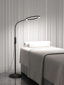 Portable Beauty Salon Eyelash Extension Lamp Korean Style Touch Control LED Light for Acne Removal And Bridal Makeup Iron Body Aluminum Shade