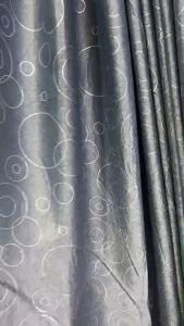 ผ้าม่านหน้าต่าง ผ้าม่านประตู กันแสงUV 80% เจาะห่วงตาไก่ ลายวงกลม 9 สี