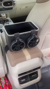 BISA COD-Kotak Tisu Multifungsi Untuk Sandaran Tangan Mobil Holder Cup Kotak Tissue Organizer Multi-function Car Storage Box Car