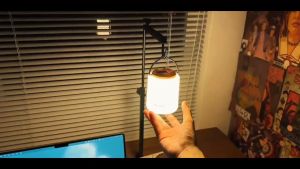 ส่งในไทย ฟตะเกียงแค้มปิ้ง  โคมไฟแคมป์กลางแจ้งย้อนยุ  หรี่แสงได้3ระดับ แบบพกพา กันน้ำ ชาร์จไฟได้  Type-C