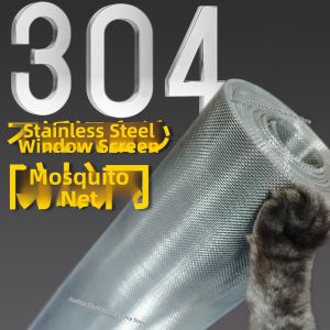 ANCHUN | 304 Stainless Steel Window Screen for Mosquitoes Rats and Cats
