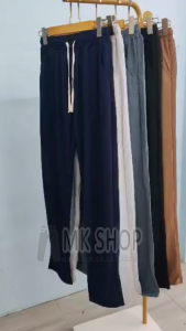 MK Shop MY pants men Waffle Design Casual Men Long Pants Seluar Sukan Celana Panjang 男士 长裤 502