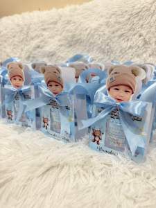 10pcs Personalize Shot glass & Paper Bags for any celebration weddingbirthdaybaby shower etc
