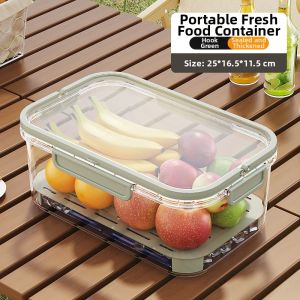 Multi-use Food Storage Box Lunch Container Picnic Basket Refrigerator