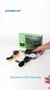 HT-023 Dog Electric Fence Shock Training Collar Electronic Pet Fencing System Adjustable Control Range Wired Containment System