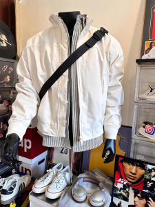 Cleanfit Pilot Coach Jacket Mens Spring Autumn American Retro Baseball Style Stand Collar Outerwear for Teen Boys