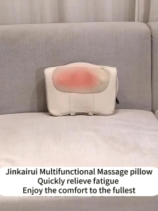 Bantal Urut Leher Elektrik – Bantal Urut Menguli untuk Leher Bahu Pinggang & Badan Melegakan Sakit Serviks/Massage Pillow Neck Kneading Electric Massage Pillow Neck Shoulder Waist Body Massager Relieve Cervical