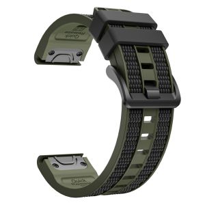 22/26MM Silicone Strap For Garmin Fenix 8 8Pro 47mm 51mm E/7/7X/6/6X Pro/5X Plus Watch Band For Epix/Enduro 3 QuickFit Bracelet