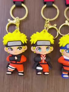 NARUTO | Móc Khóa Nhân Vật Hoạt Hình Naruto Uzumaki Mặt Dây Chuyền Cá Nhân Hóa Sáng Tạo Trang Trí Ba Lô Mô Hình PVC Dành Cho Học Sinh