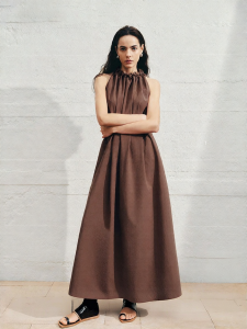 Vero Moda | Đầm A-Line Trơn Không Tay Dây Kéo Cotton