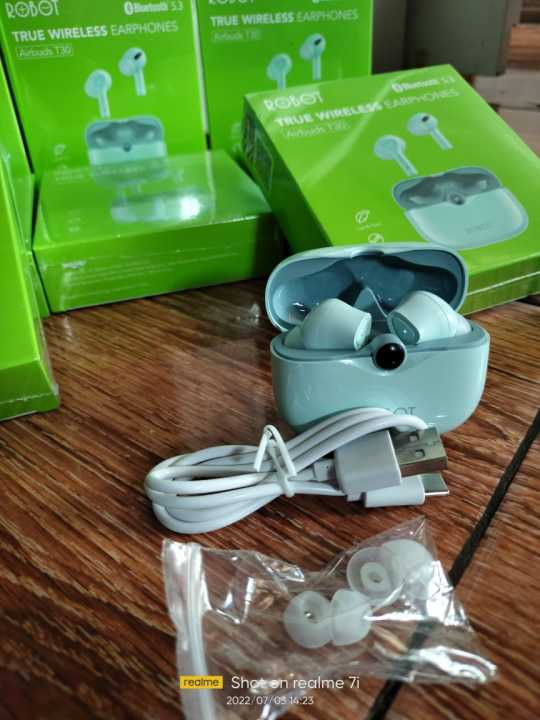 ROBOT T30 TWS Headset / earphone / headphone bluetooth Bt AIRBUDS