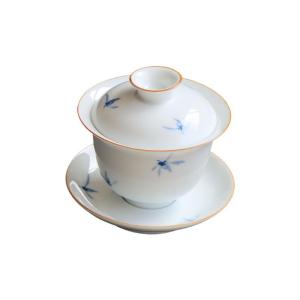 Heat-Resistant Large Dehua White Porcelain Hand-Painted Tea Set