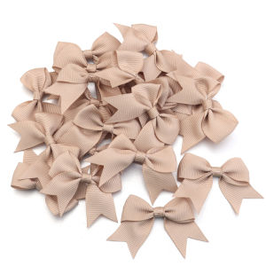 20pcs/lot 2cm Satin Ribbon Bows Colourful Polyester Decoration Flower Bowknot For DIY Handwork Craft Party Wedding Accessories