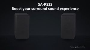 Sony SA-RS3S Total 100W Additional Wireless Rear Speakers SARS3S SA-RS3S SARS3 SA-RS3. Sony Sa Rs3S Yoshimura Rs3 - Lazada