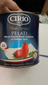 Cà Chua hộp Bóc Vỏ hiệu Cirio – hộp 25 kg nhập khẩu Italia