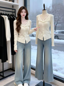 CHANGTONG | Fitted Waist Elegant Long Sleeve Shirt