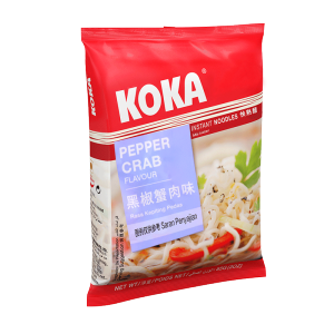 Singapore Import Koka Delicious Non-Fried Xingzhou Sand Tomato Flavor Instant Noodles Instant Noodles Instant Ramen 340G