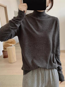 Design Unique Stylish Versatile Anti-Aging Simple Knitted Top