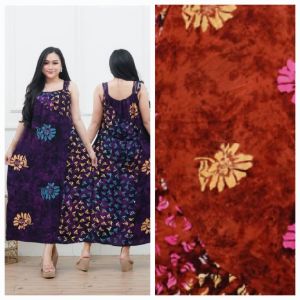 Daster longdres tanpa lengan yukensi CAP KAIN RAYON TEBAL BERKUALITAS