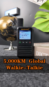 OKARADIO R02 Global POC Radio 5G Network Intercom 4000mAh National 6000KM Unlimited Distance Portable Walkie Talkie Free SIM Card COD