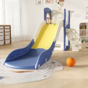 Foldable Indoor Childrens Slide Small Baby Slide Multifunctional Kids Toy Family Playground Plastic Toys for Boys And Girls