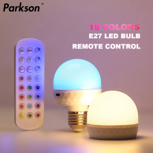 RGB LED Light Bulb USB 5V Charging Smart Remote Control Dimmable For Bedroom Bedside Living Room Bar LED Lighting Fixtures