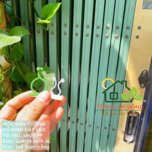 mdant - set 10 móc dán tường cố định dây leo dây điện đa năng nhựa PP