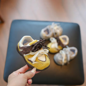 Baby Walking Shoes Anti-Slip Training Shoes Sport Shoes for 1-3 Years Old Girls Boys Step-by-Step Development Rubber Sole