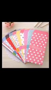Random 5Pcs/1Pack Colorful Envelope Small Gift Craft Envelopes for Letter Invitations