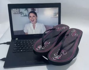 BRZ99 Sandal Wanita WULAN Motif Bunga Sandal Wedges Cewek BIG SAZE 36-43