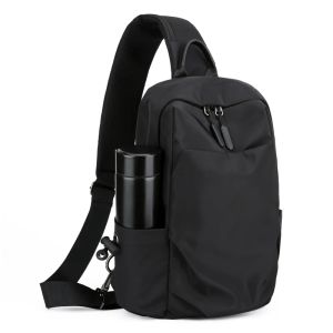Mens Chest Bag Large Canvas Fashion Male Crossbody Bags Oxford Cloth Designer Man Student Shoulder Sling Casual Sports Phone