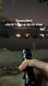 Đèn pin siêu sáng led osram NM1 1200 lumen đèn bin cầm tay chiếu xa hợp kim nhôm chống nước nhỏ gọn pin 18650 502B