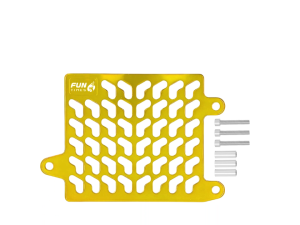 FunTimes Full Alloy Radiator Cover for Click 125/Click 150/ADV 150/PCX 150/AIR BLADE 150 Lexi with Bolt Plug and Play