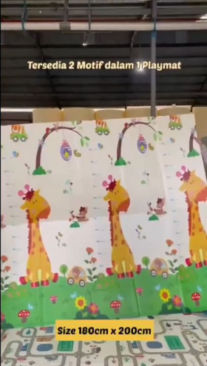 Tikar lipat/ Karpet lipat Anak waterproof baby playmat Foam 200X180 CM
