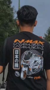 Kaos Baju Pria Desain Club Motor Katun 30s Jumbo Big Size