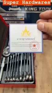 ชุดบล็อก Euro King 4 หุน และประแจแหวนข้าง-ปากตาย 29 ชิ้น Euro King