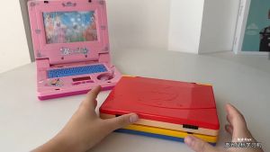 Mainan Laptop Anak Mainan Edukasi With DIY Stiker Tablet Musik Anak Learning Machine