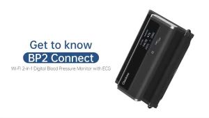 Wellue BP2 WIFI Armfit Plus Bluetooth Blood Pressure Monitor for Home use Upper Arm Cuff Accurate Digital BP Machine Heart Health Monitor