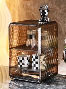 Tudung Saji Rak Makan Bertingkat Serbaguna Multifungsi Bahan Acrylic Food Organizer BPA Free